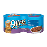 9 Lives&nbsp;&nbsp;liver & bacon dinner cat food, 4 5.5-ounce cans Full-Size Picture